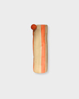 Striped Orange Vase Small