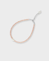 Tiny One Pearl Wonder Bracelet Silver