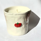 Market Candle & Saucer