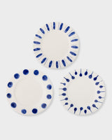Linora Plates Blue 28cm (set of 3)