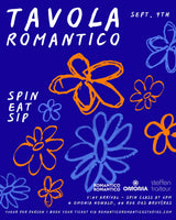 Tavola Romantico x Omonia - Sept. 9th 2026