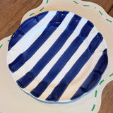 Strisce Plates Blue (set of 4 or 6)