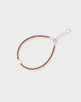 Tiny One Pearl Wonder Bracelet Silver