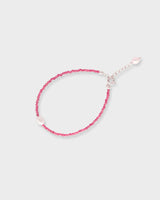 Tiny One Pearl Wonder Bracelet Silver