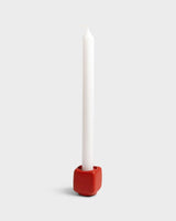 Building Block Candle Holder - Red