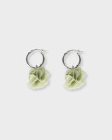 Lotus Cloud Piccolo Hoops Silver