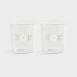 Flora Glasses Set of 2