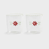Flora Glasses Set of 2