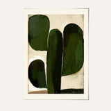 Cactus, poster with frame