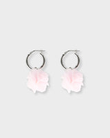 Lotus Cloud Piccolo Hoops Silver