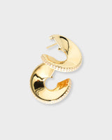 Lola Glitter Studs Gold