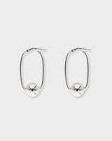 Lila Hoops Silver