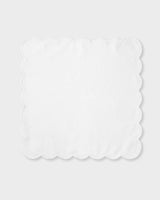 Scalloped Napkins White (set of 4)