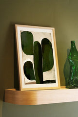 Cactus, poster with frame