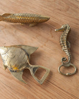 Edge Brass Seahorse Bottle Opener