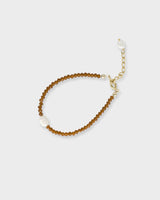 Tiny One Pearl Wonder Bracelet Gold