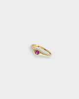 Ruby Stone 14k Solid Gold Ring