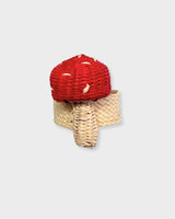 Mushroom Napkin Rings (Set of 4)