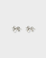 Kika Glitter Studs Silver