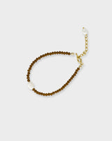 Tiny One Pearl Wonder Bracelet Gold