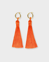 Long Tassel Earrings Gold