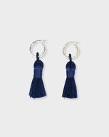 Short Tassel Earrings Silver