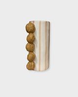 Walnut Striped Vase Small