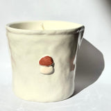 Market Candle & Saucer