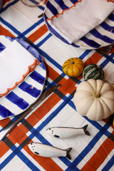 Wavy Hem Napkins Terracotta (set of 4)