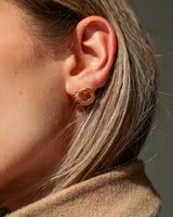 Circolo Grande Studs Gold