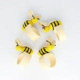 Bee Napkin Rings (Set of 4)
