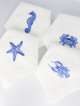 Frutti di Mare Napkins Blue (set of 4)