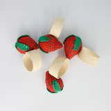 Strawberry Napkin Rings (Set of 4)