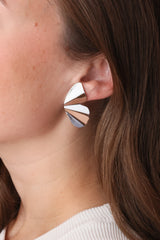 Farfalla Studs Piccolo Silver