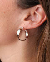 Alma Piccolo Hoops Silver