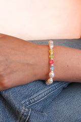 Customized Colore Letter Bracelet