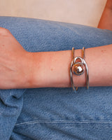 Linda Grande Bangle Silver