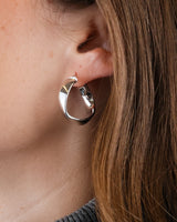 Alma Piccolo Hoops Silver