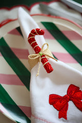 Candy Cane Napkin Rings (Set of 4)