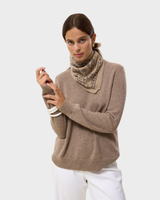 Carmen Cashmere Bandana Beige Sable