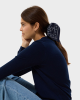 Carmen Cashmere Bandana Navy