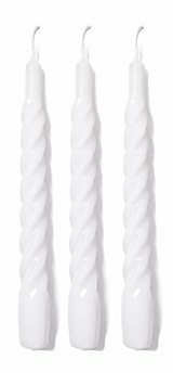 Twisted Gloss Candles (set of 3)