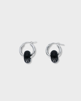 Donut Piccolo Hoops Silver
