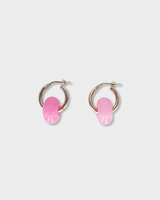 Donut Piccolo Hoops Silver
