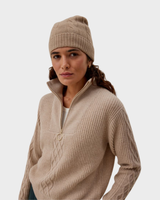 Dugui Cashmere Beanie Beige Sable