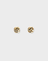 Nano Knot Studs Gold