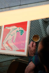 Don’t Want To Go To Work, poster with frame