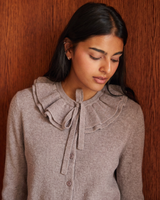 Roxane Cashmere Collar Beige