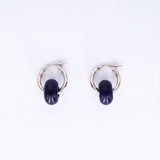 Donut Piccolo Hoops Silver