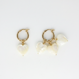 More Amore Piccolo Pearl Hoops